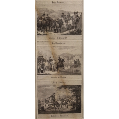 Engraving ‘Memories of Frederick the Great’ by KRAMP