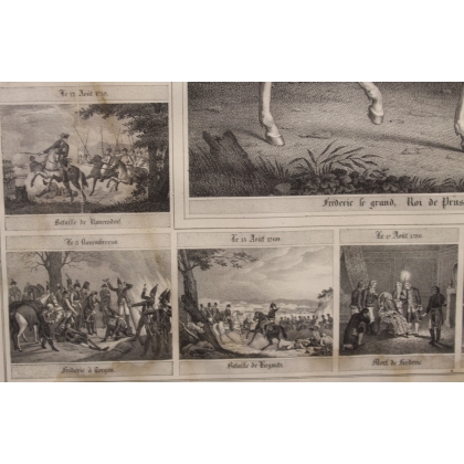 Engraving ‘Memories of Frederick the Great’ by KRAMP
