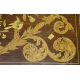 Baroque inlaid side table with