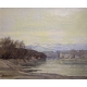 Painting "L'Arve, Geneva", sig