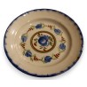 Plat en faïence \"Fleurs bleues\"