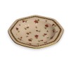 Plat octogonal en porcelaine de Nyon par RH