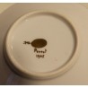 Tasse et sous-tasse en porcelaine de Nyon