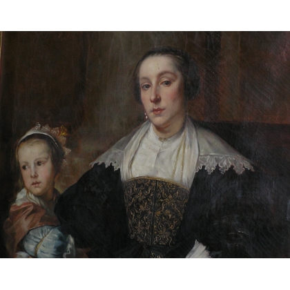 Paintings | Painting: ‘Portrait of a Woman’. Moinat SA  – Antiques and home décor
