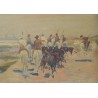 Paintings | Painting: ‘Camargue Horses’. Moinat SA  – Antiques and home décor