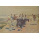 Tableau "Chevaux camarguais".