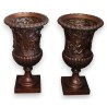 Paire de vases en bronze Bacchus