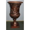 Paire de vases en bronze Bacchus