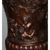 Paire de vases en bronze Bacchus