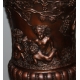 Paire de vases en bronze Bacchus