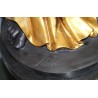 Rebecca in gilded and blackened bronze, on a marble plinth