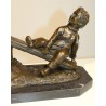 Bronze children’s seesaw