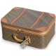 VUITTON suitcase with a zip.