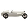 "Indianapolis" miniature car in white aluminium
