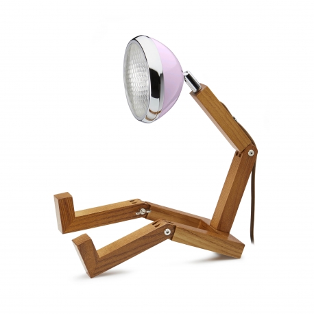 Lampe Mr. Wattson Rose Camellia