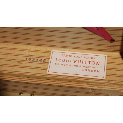 Louis Vuitton brown waxed canvas postbag