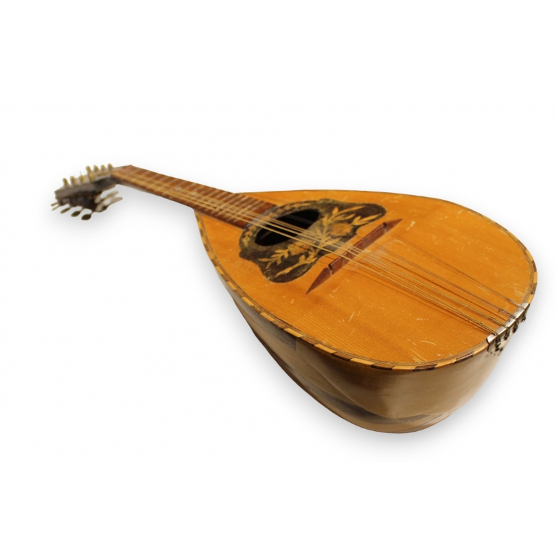 Mandolin with floral inlay