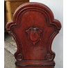 Paire de hall chairs Victoriennes en acajou
