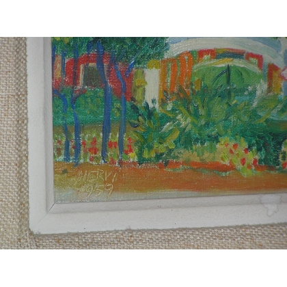 Paintings | Painting entitled ‘Nervi in Italy’ by BONNY Moinat SA  – Antiques and home décor