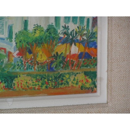 Paintings | Painting entitled ‘Nervi in Italy’ by BONNY Moinat SA  – Antiques and home décor