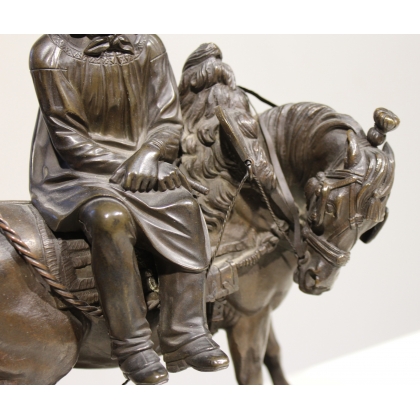 Bronze sculpture ‘The Farmer’, signed TH GECHTER