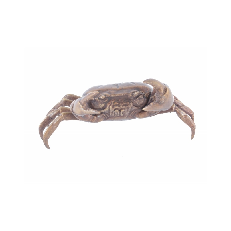 Crabe pince gauche plus grande en bronze