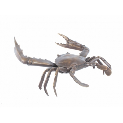Large bronze crab