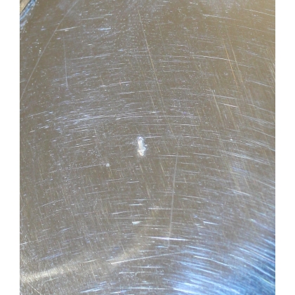 Boite ovale en cristal couvercle en argent