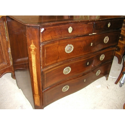  Commode avec 5 tiroirs. sur  Moinat SA  - Antiquités décoration