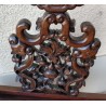 Paire de fauteuils chinois en teck sculpté