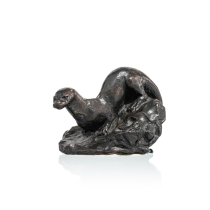 Bronze \"Loutre\" signé CMJ