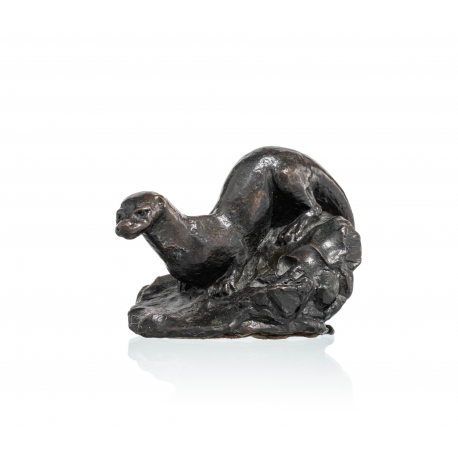 Bronze \"Loutre\" signé CMJ