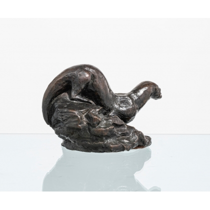 Bronze \"Loutre\" signé CMJ