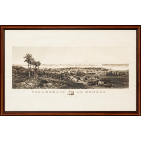 Engraving entitled ‘Panorama of Havana’ by WILLMANN