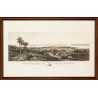 Engraving entitled ‘Panorama of Havana’ by WILLMANN
