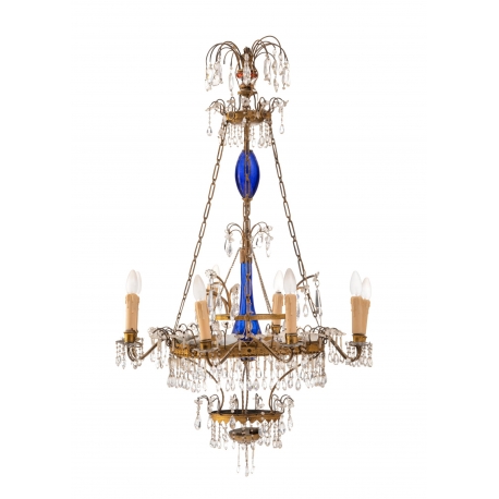 Lustre Néoclassique Baltic à 8 lumières