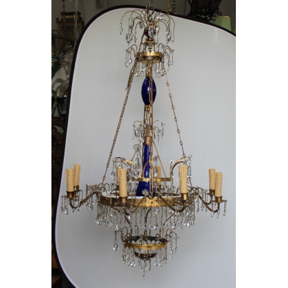 Lustre Néoclassique Baltic à 8 lumières