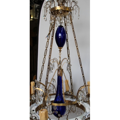 Lustre Néoclassique Baltic à 8 lumières