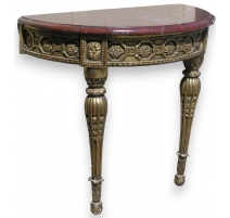 Half-moon console