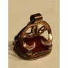Seal set with a carved intaglio on carnelian