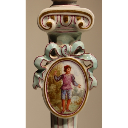 A pair of candlesticks by Majorelle