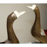 Paire de canards en laque et ivoire