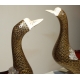 Paire de canards en laque et ivoire