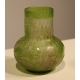 Vase bulbe vert signé GALLÉ