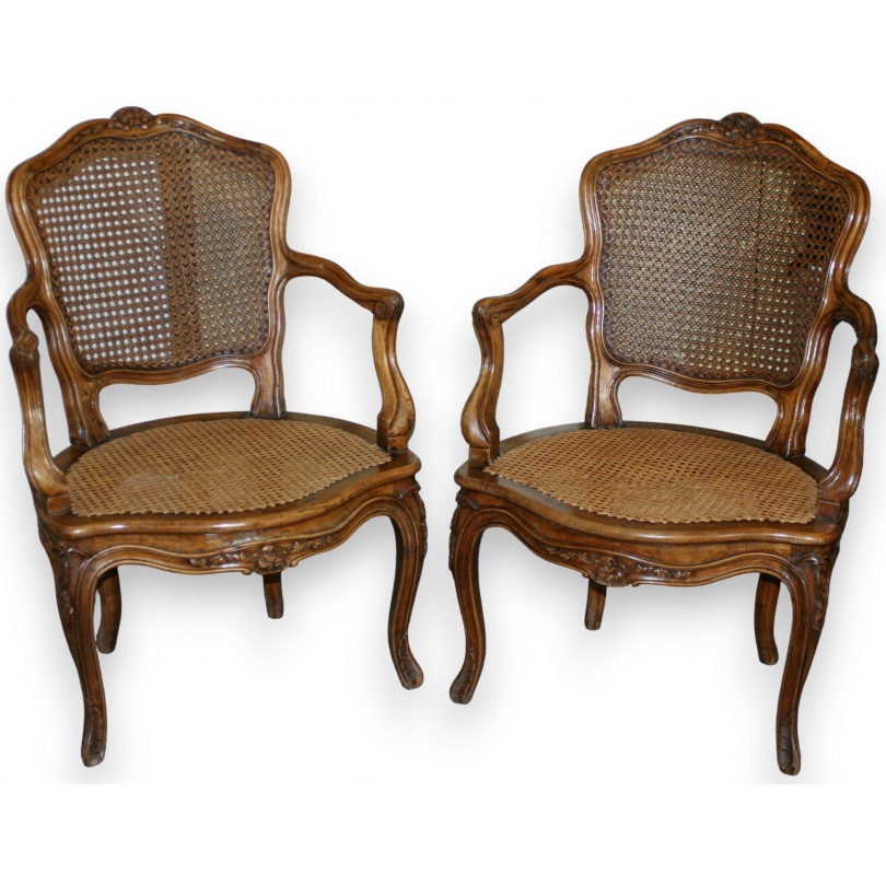 Pair of Louis XV armchairs. From  Moinat SA  - Antiques and interior design