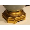 Lampe en porcelaine céladon de Sèvres