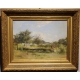 Table "a View of an orchard", signed L. GAUD