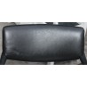 Fauteuil VISAVIS en cuir noir par CITTERIO