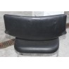 Fauteuil VISAVIS en cuir noir par CITTERIO