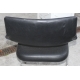 Fauteuil VISAVIS en cuir noir par CITTERIO